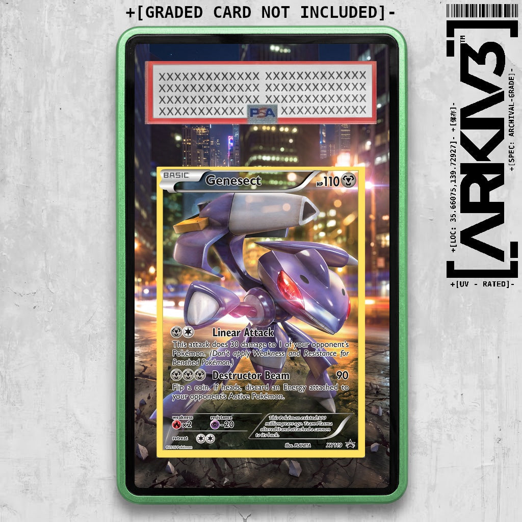 [UNIT: XY119/211] // Genesect Extended Art Display Case - Graded