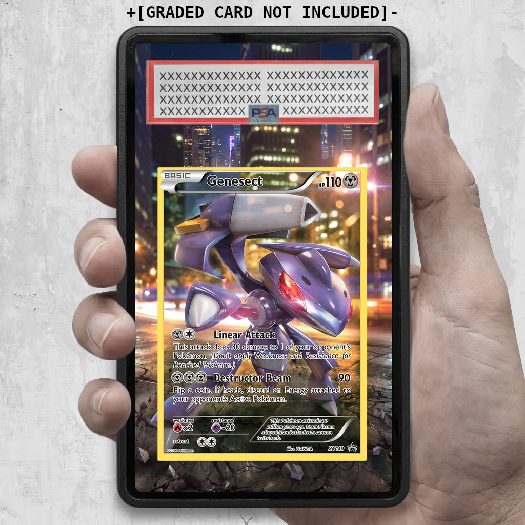 [UNIT: XY119/211] // Genesect Extended Art Display Case - Graded