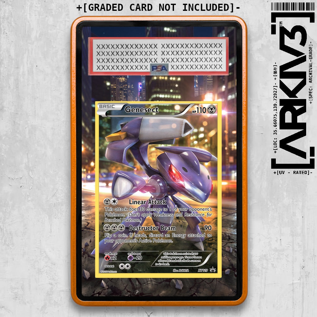 [UNIT: XY119/211] // Genesect Extended Art Display Case - Graded