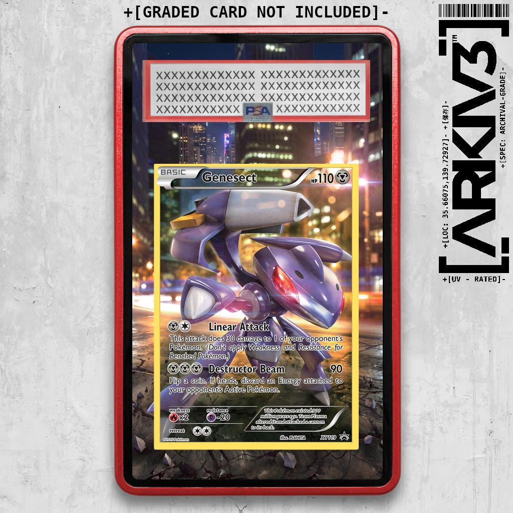 [UNIT: XY119/211] // Genesect Extended Art Display Case - Graded