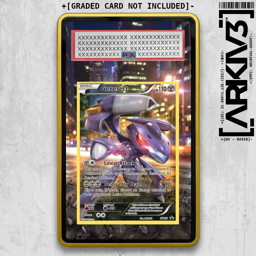 [UNIT: XY119/211] // Genesect Extended Art Display Case - Graded