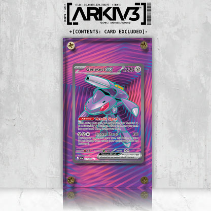 [UNIT: 161/86] // Genesect ex Extended Art Display Case - Raw