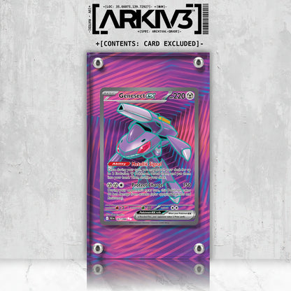 [UNIT: 161/86] // Genesect ex Extended Art Display Case - Raw