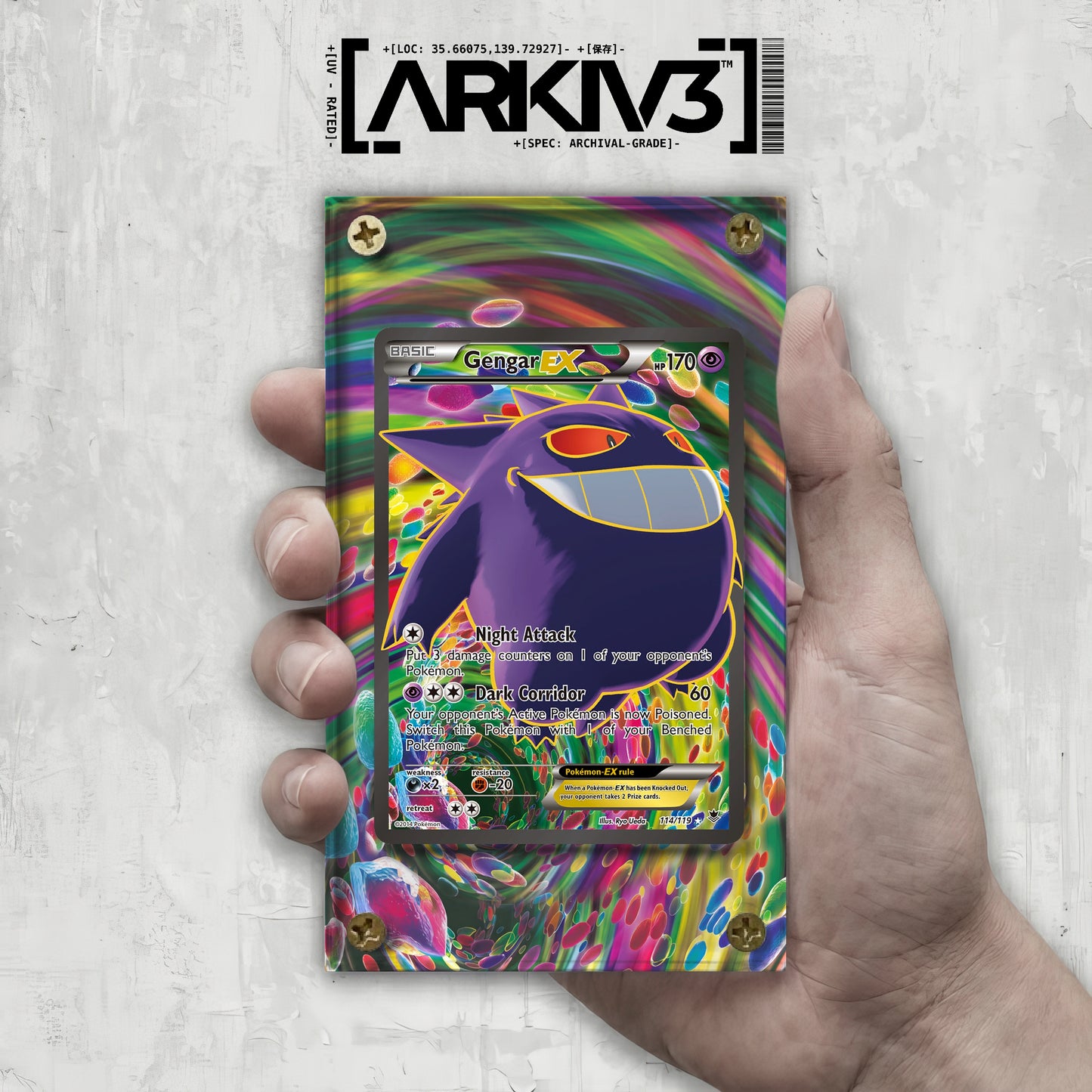 [UNIT: 114/119] // Gengar-EX Extended Art Display Case - Raw