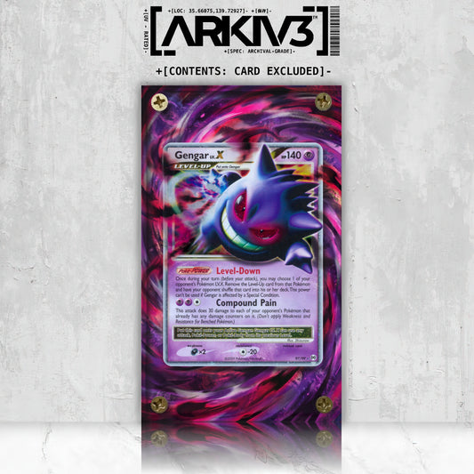 [UNIT: 97/99] // Gengar LV. X Extended Art Display Case - Raw