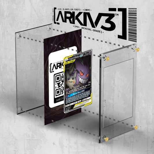 [UNIT: 165/181] // Gengar & Mimikyu GX Extended Art Display Case - Raw