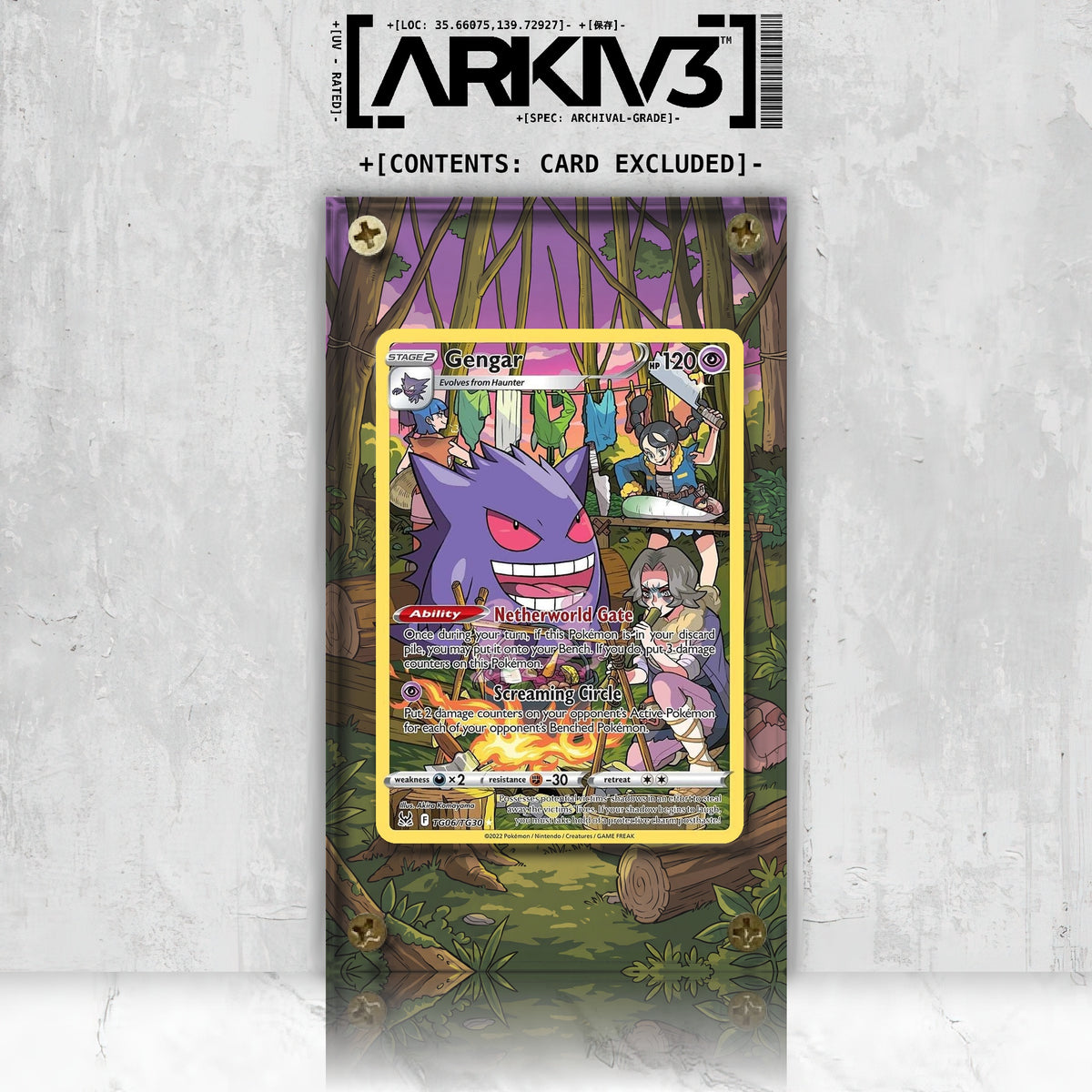 [UNIT: TG06] // Gengar Extended Art Display Case - Raw