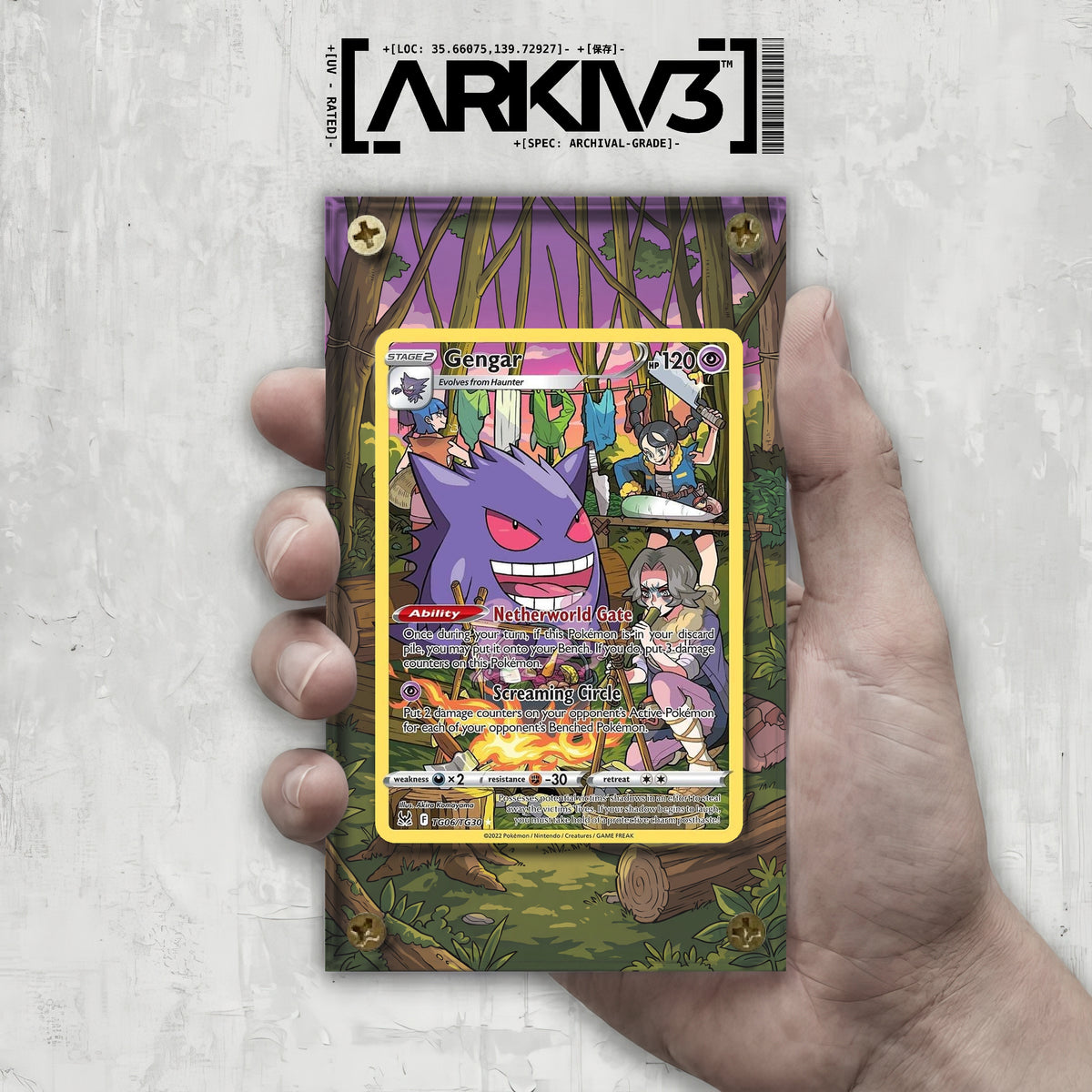 [UNIT: TG06] // Gengar Extended Art Display Case - Raw