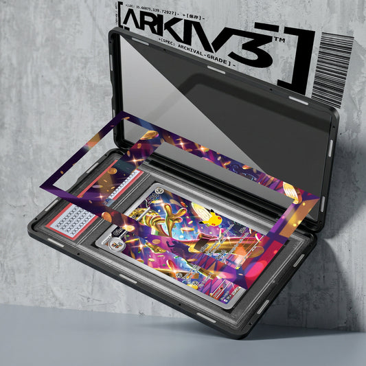 ARKIV3 PSA graded exploded mockup
