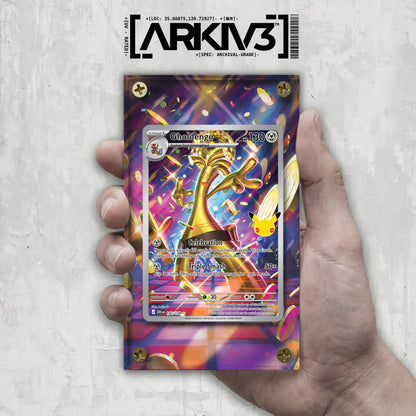 [UNIT: 142/128] // Gholdengo Extended Art Display Case - Raw