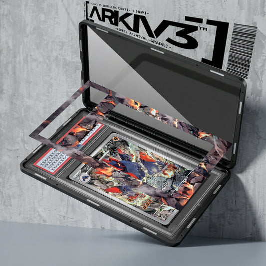 ARKIV3 PSA graded exploded mockup