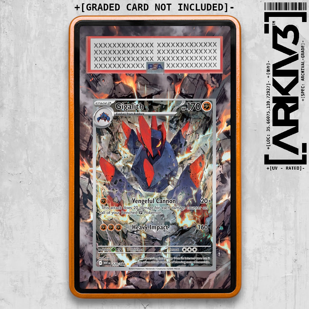 ARKIV3 PSA graded front - Orange