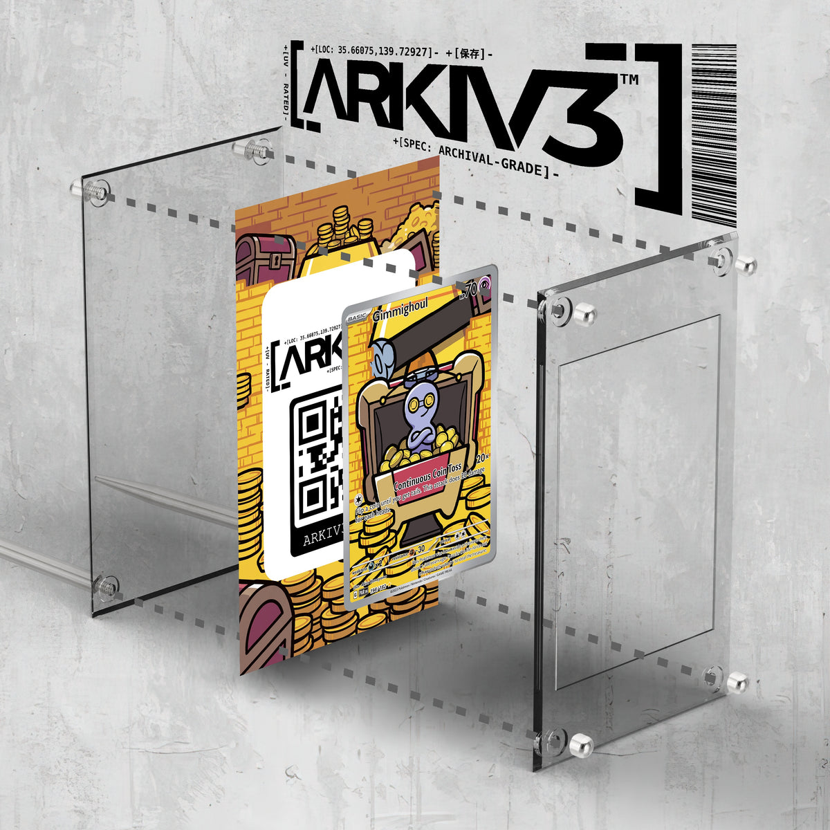 [UNIT: 198/182] // Gimmighoul Extended Art Display Case - Raw