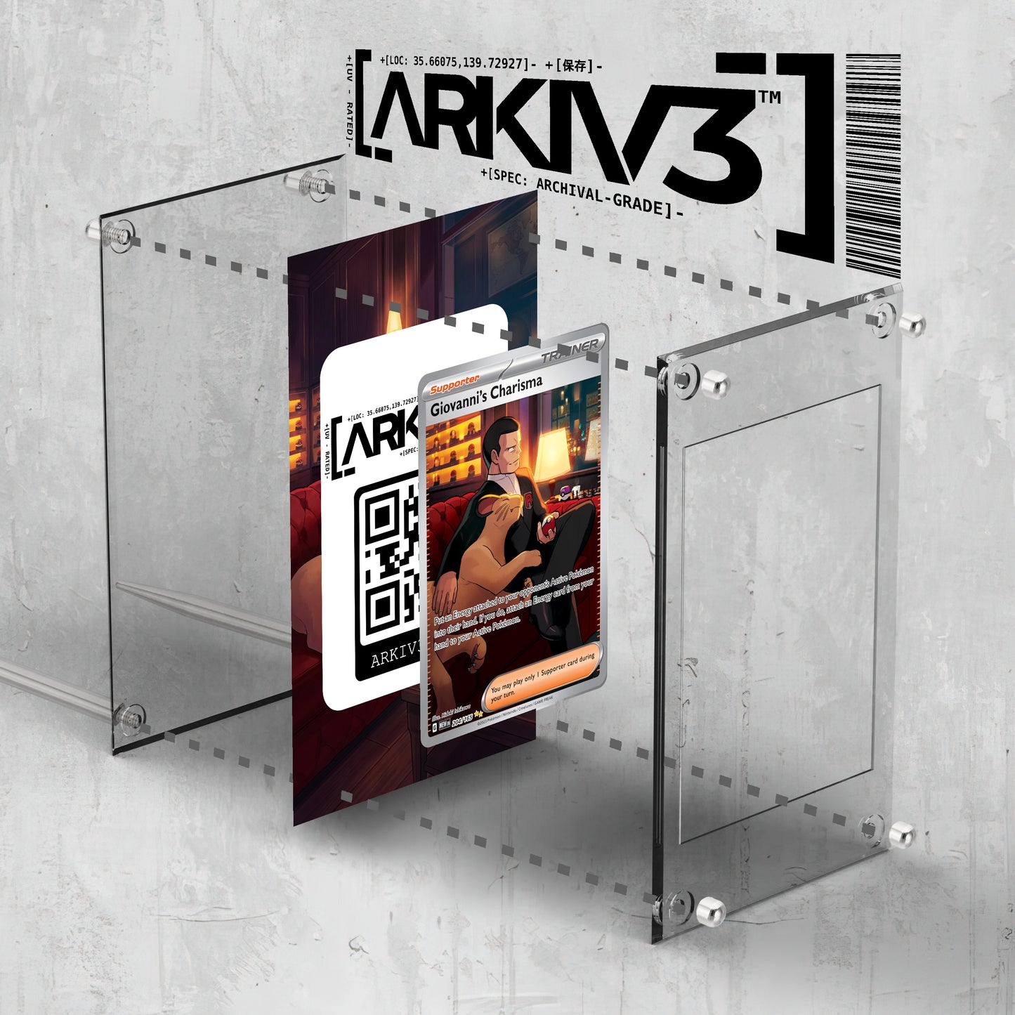[UNIT: 204/165] // Giovanni's Charisma Extended Art Display Case - Raw