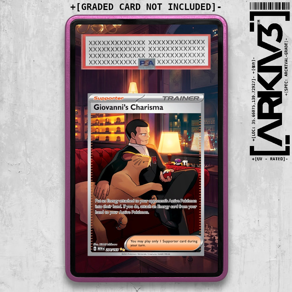 [UNIT: 204/165] // Giovanni's Charisma Extended Art Display Case - Graded