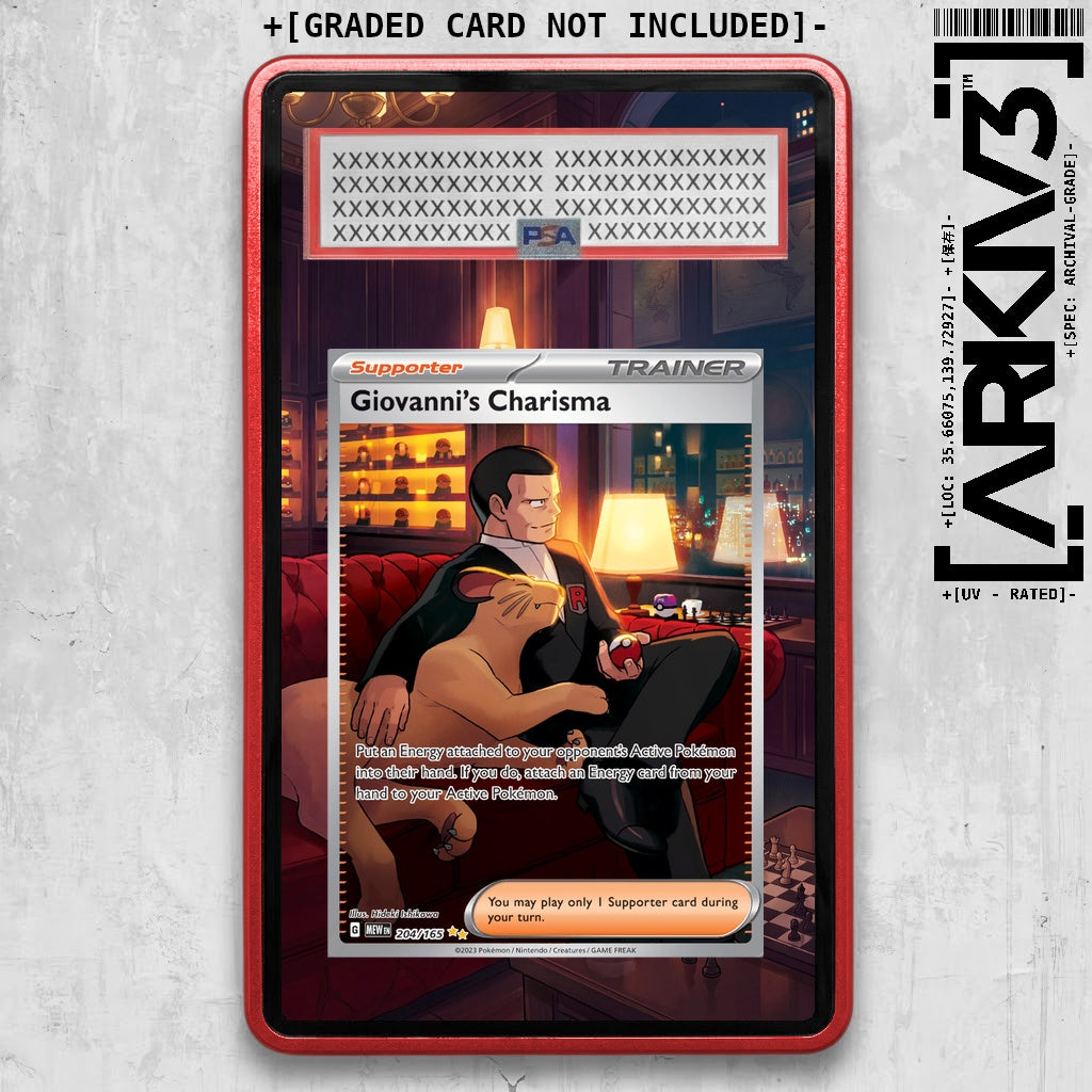 [UNIT: 204/165] // Giovanni's Charisma Extended Art Display Case - Graded