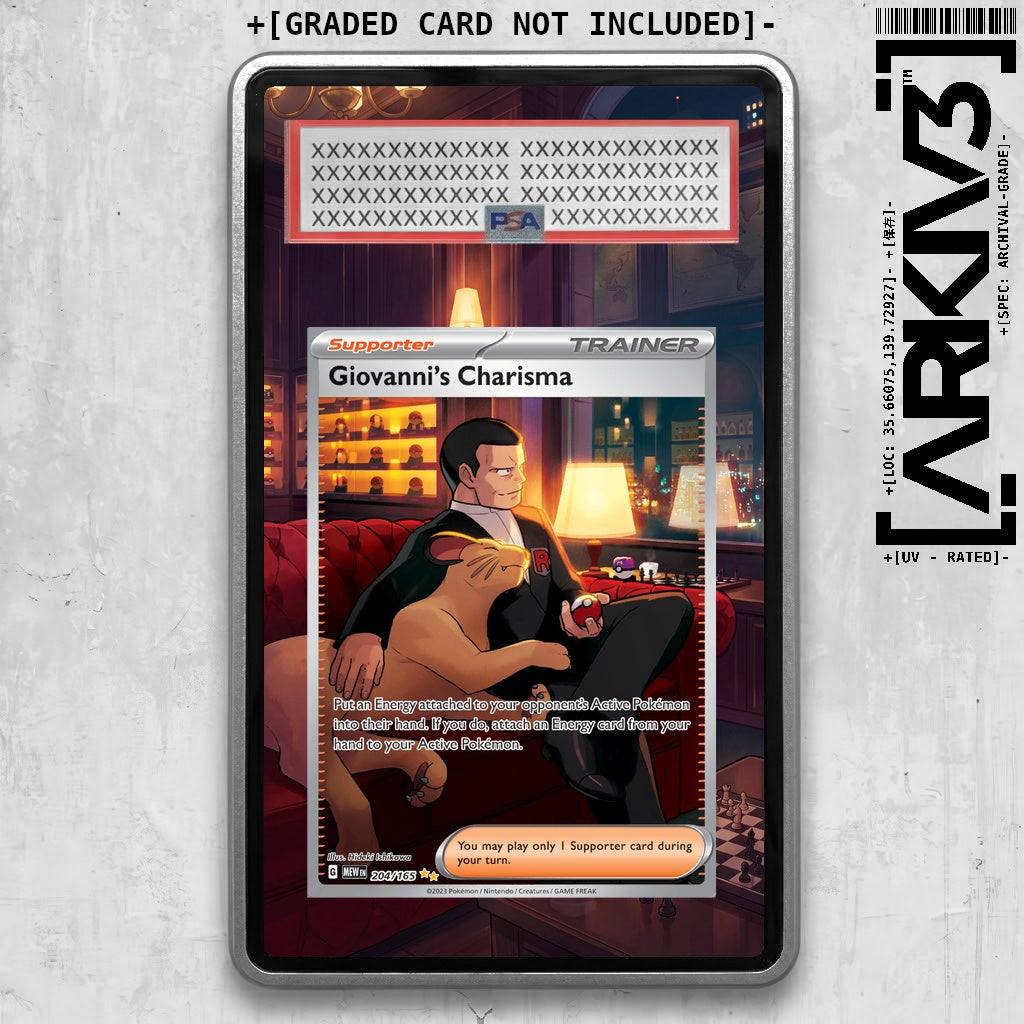 [UNIT: 204/165] // Giovanni's Charisma Extended Art Display Case - Graded