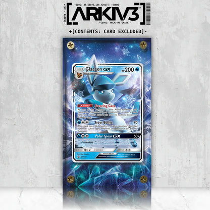 [UNIT: SM147/248] // Glaceon-GX Extended Art Display Case - Raw