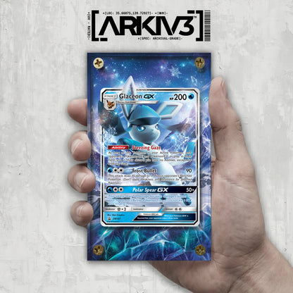 [UNIT: SM147/248] // Glaceon-GX Extended Art Display Case - Raw