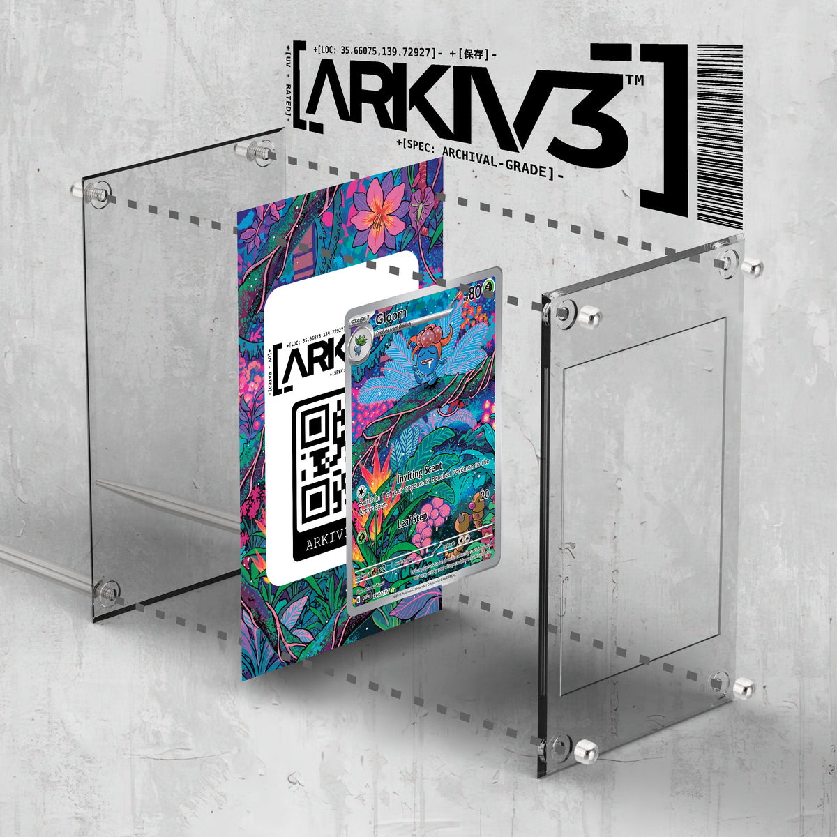 [UNIT: 198/197] // Gloom Extended Art Display Case - Raw
