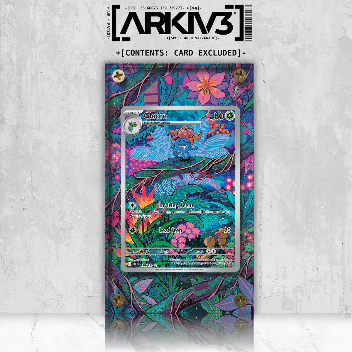 [UNIT: 198/197] // Gloom Extended Art Display Case - Raw