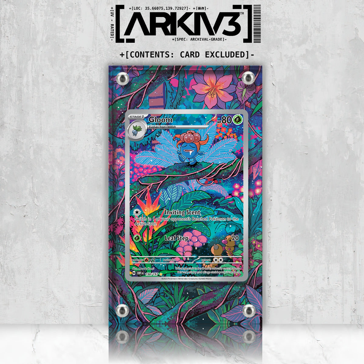 [UNIT: 198/197] // Gloom Extended Art Display Case - Raw