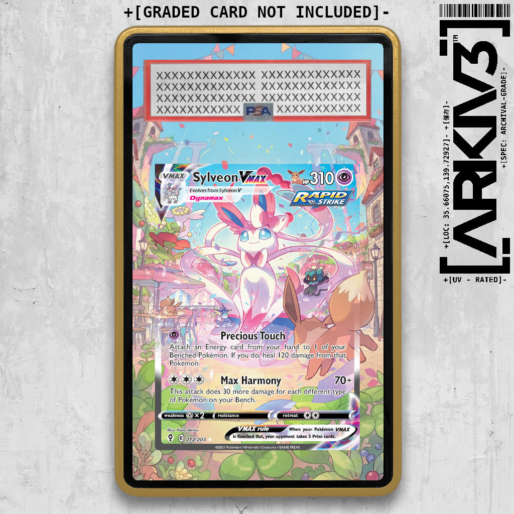 [UNIT: 212/203 // Sylveon Vmax Extended Art Display Case - Graded