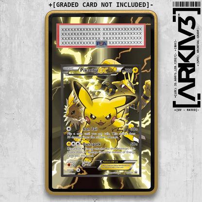 [UNIT: XY124] // Pikachu EX Extended Art Display Case - Graded