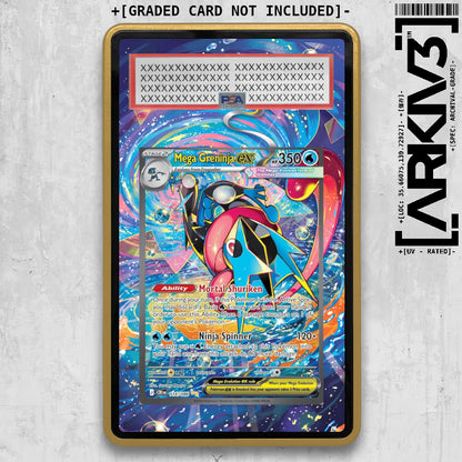 [UNIT: 116/086] // Mega Greninja ex Extended Art Display Case - Graded