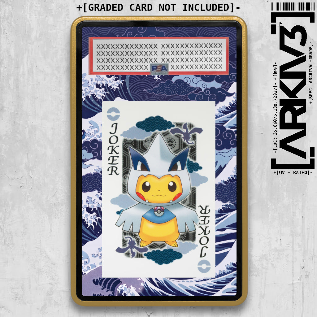 Maiko & Okuge Lugia Poncho Pikachu Joker Extended Art Display Case - Graded