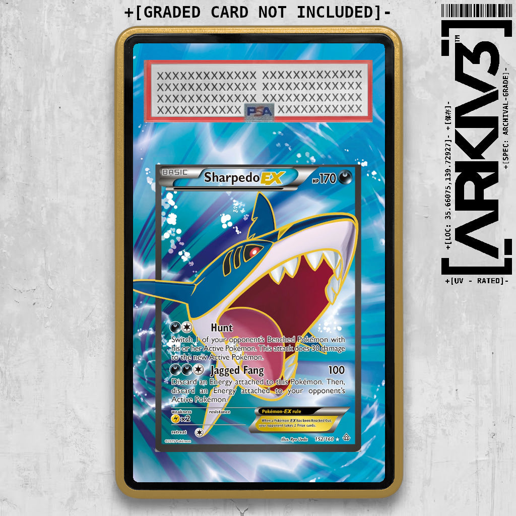 [UNIT: 152/160] // Sharpedo EX Extended Art Display Case - Graded