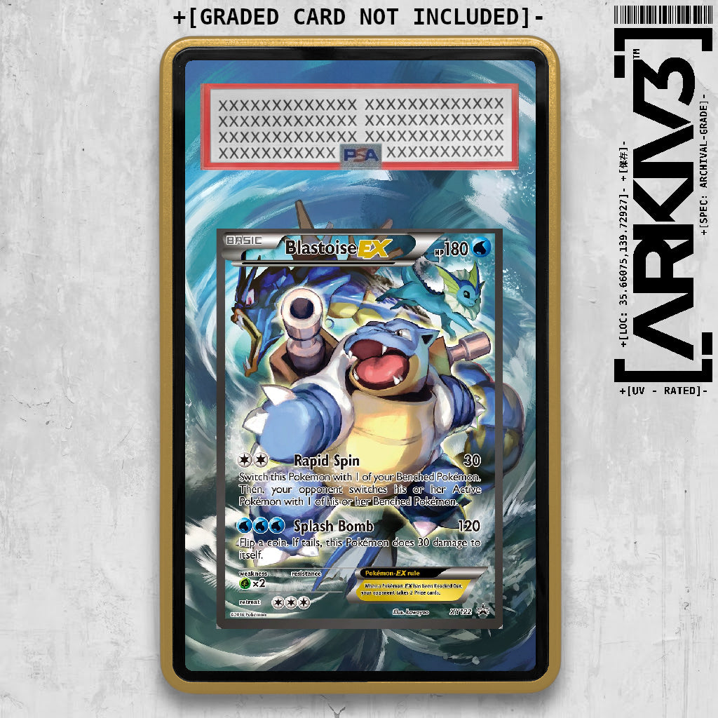 [UNIT: XY122] // Blastoise EX Extended Art Display Case - Graded