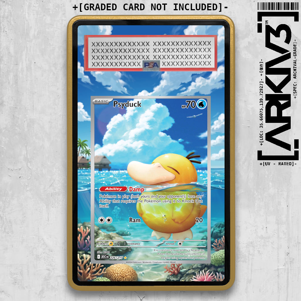 [UNIT: 226/217] // Psyduck Extended Art Display Case - Graded