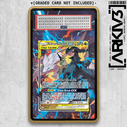 [UNIT: 157/236] // Reshiram & Zekrom GX Extended Art Display Case - Graded