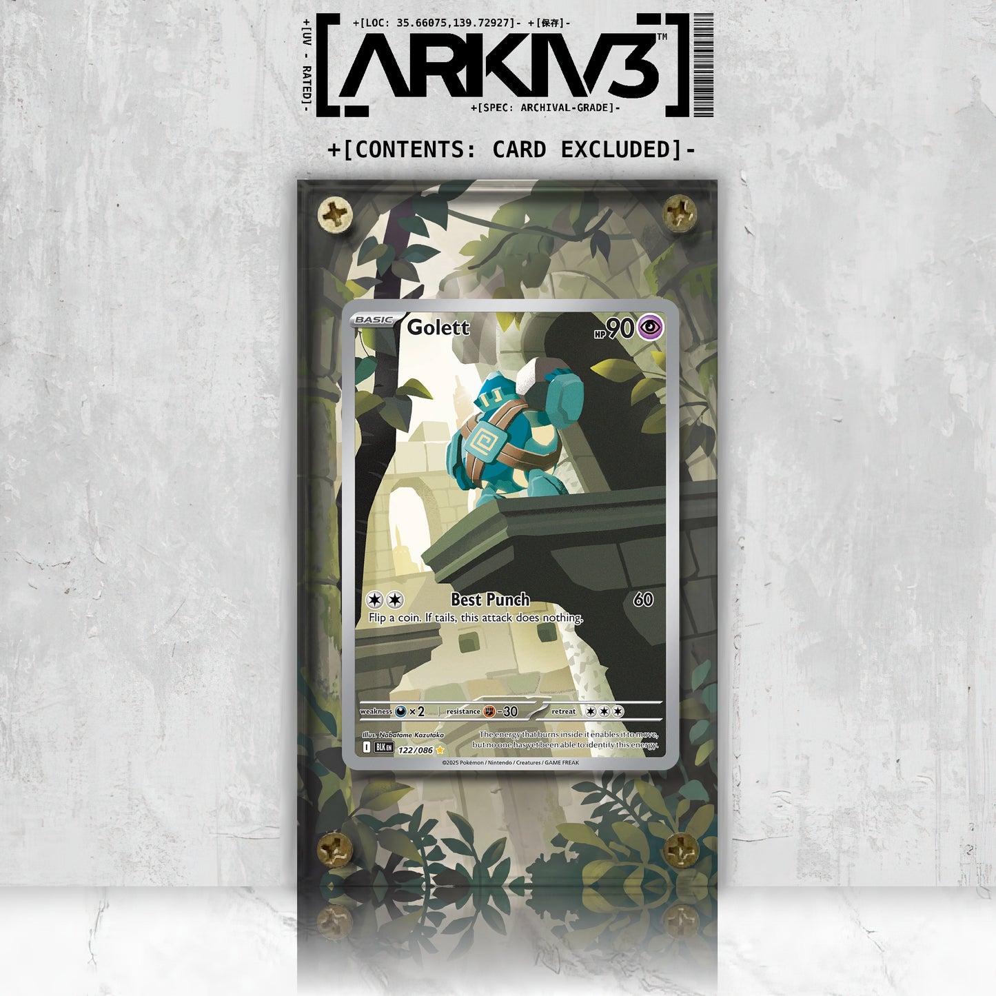 [UNIT: 122/86] // Golett Extended Art Display Case - Raw