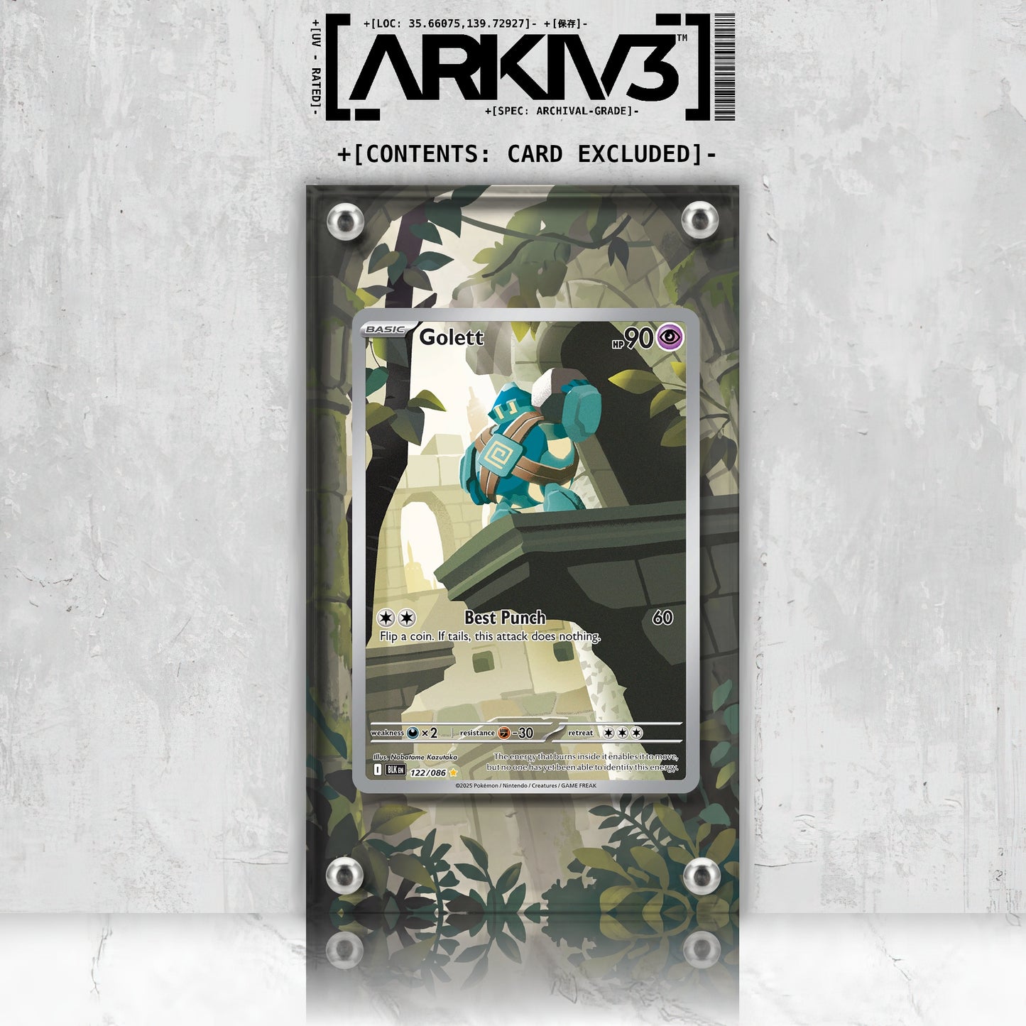 [UNIT: 122/86] // Golett Extended Art Display Case - Raw