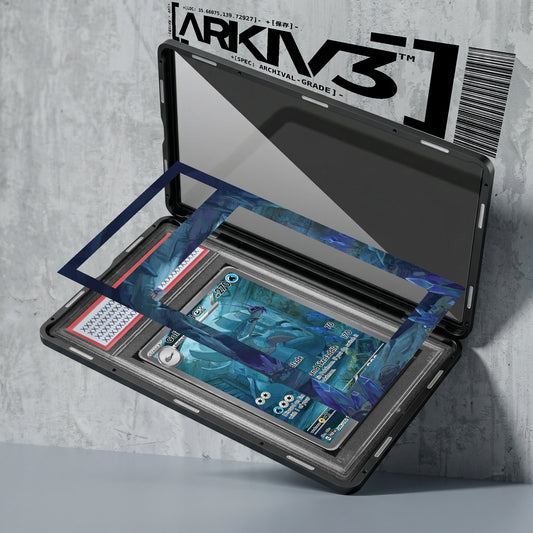 ARKIV3 PSA graded exploded mockup