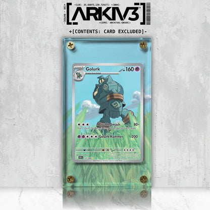 [UNIT: 123/86] // Golurk Extended Art Display Case - Raw
