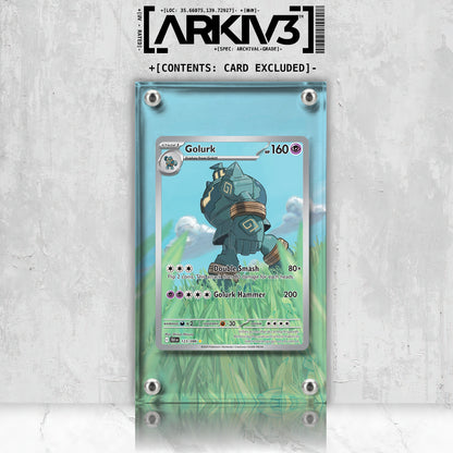 [UNIT: 123/86] // Golurk Extended Art Display Case - Raw