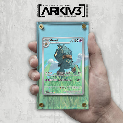 [UNIT: 123/86] // Golurk Extended Art Display Case - Raw