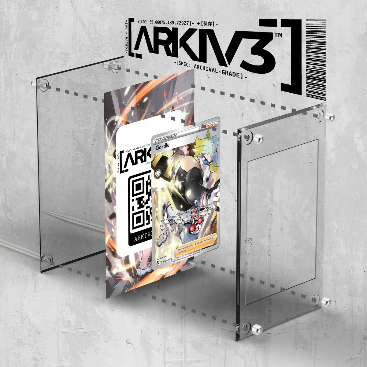 [UNIT: TG24/TG30] // Gordie Extended Art Display Case - Raw