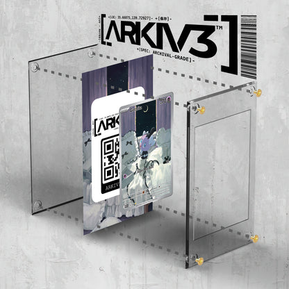 [UNIT: 124/86] // Gothita Extended Art Display Case - Raw