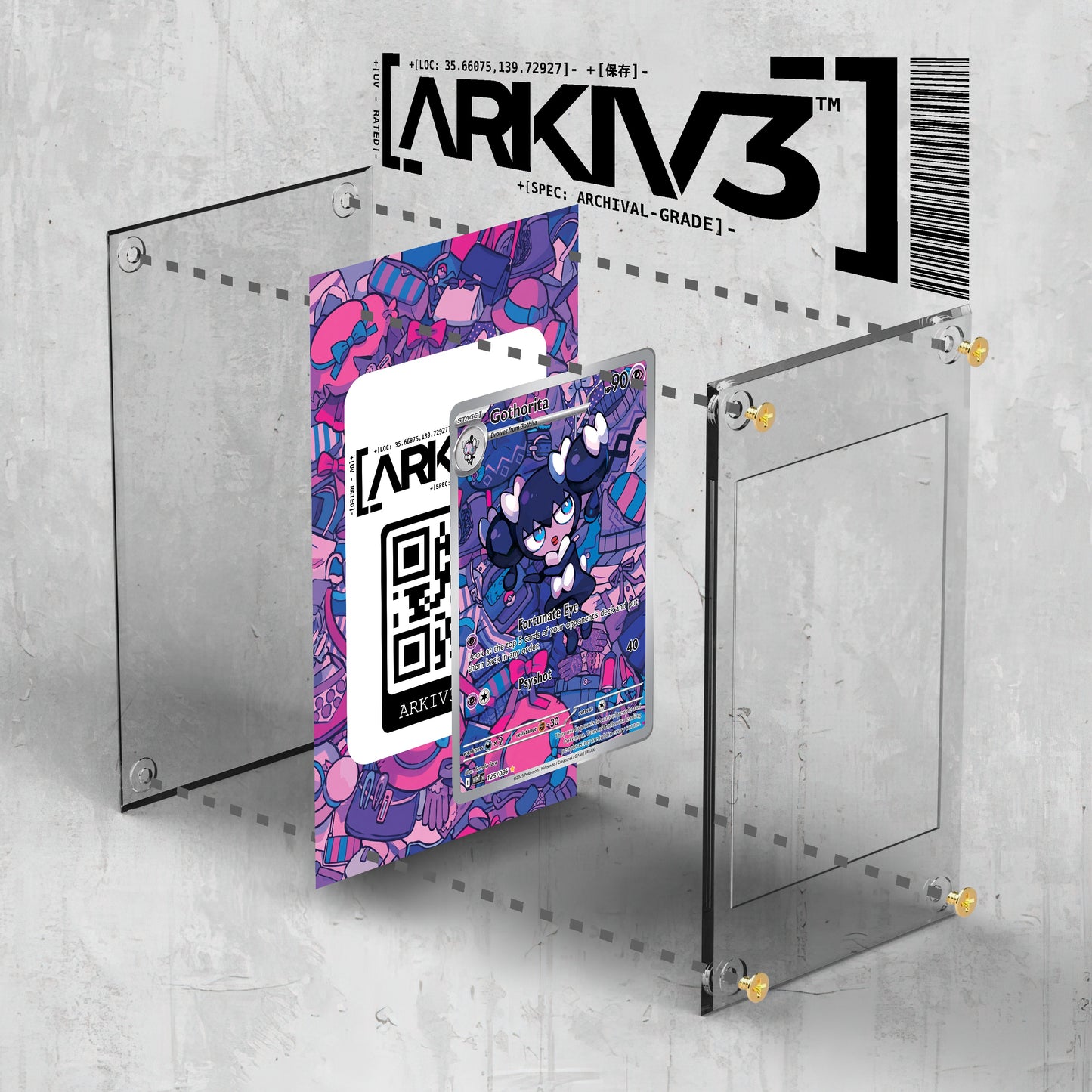 [UNIT: 125/86] // Gothorita Extended Art Display Case - Raw