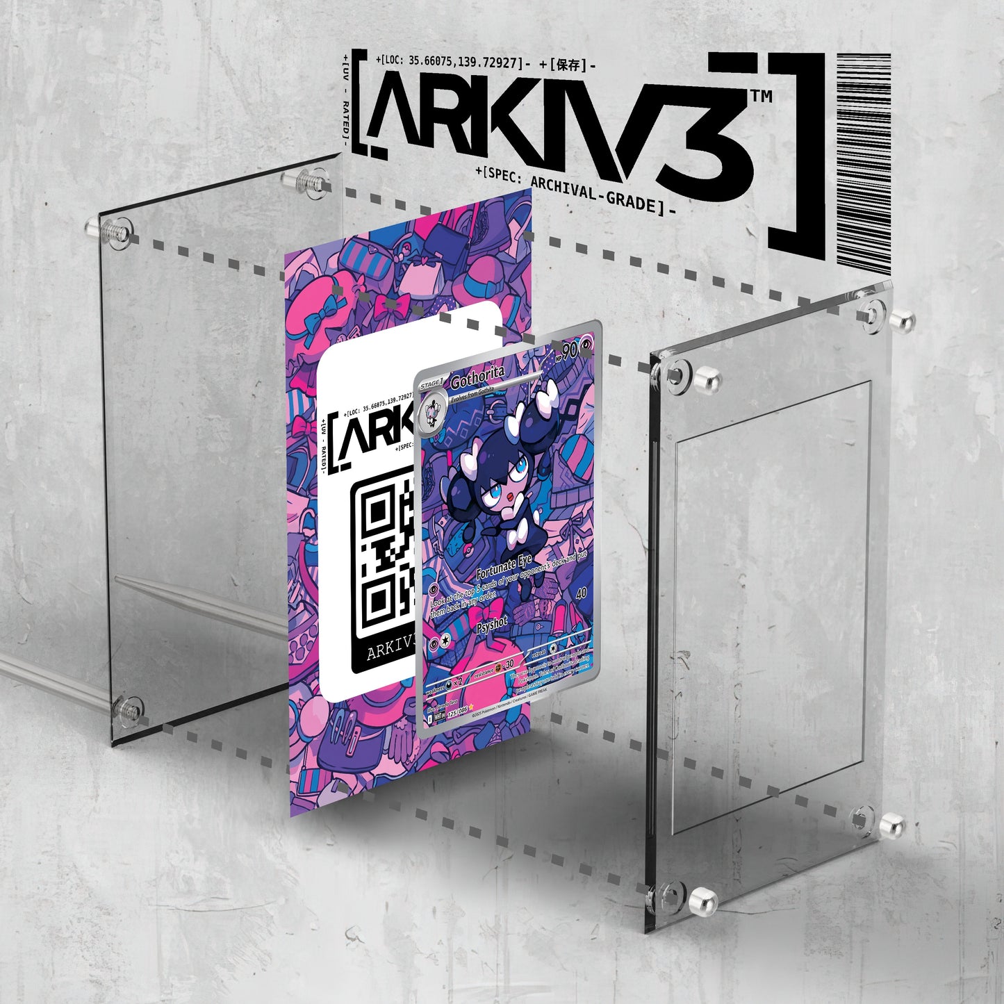 [UNIT: 125/86] // Gothorita Extended Art Display Case - Raw