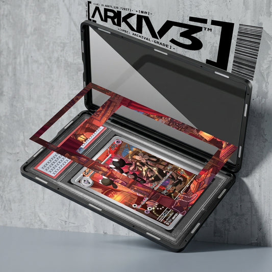 ARKIV3 PSA graded exploded mockup
