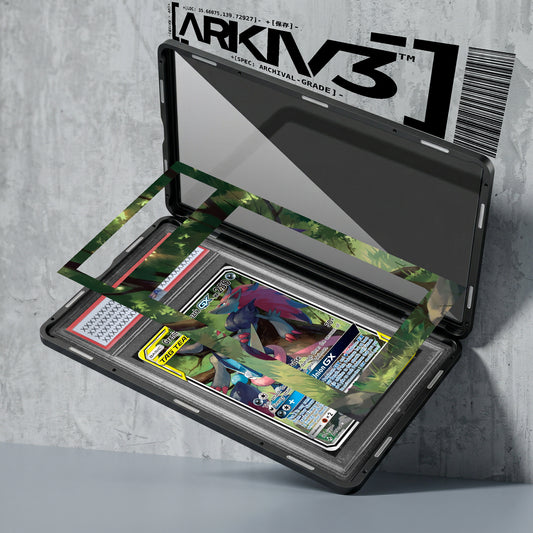 [UNIT: 201/214 // Greninja & Zoroark GX Extended Art Display Case - Graded