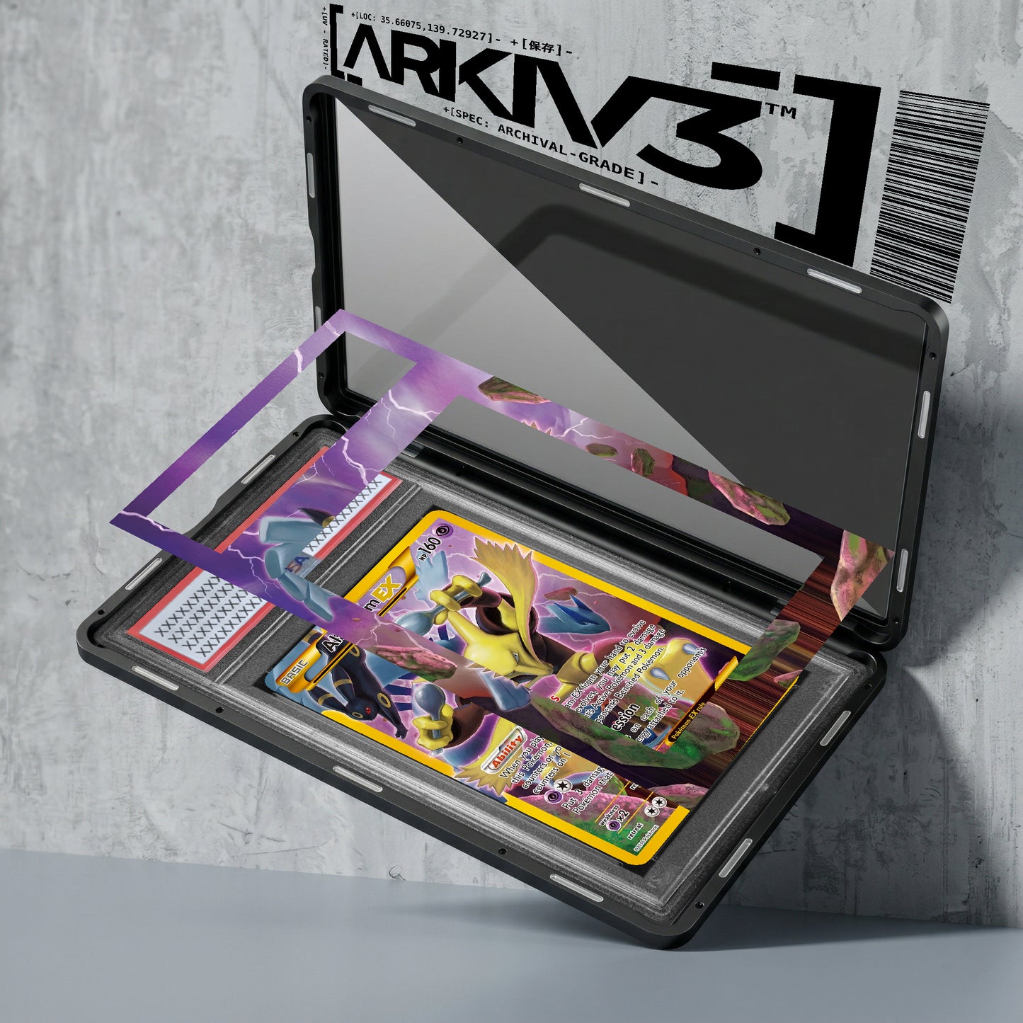 [UNIT: 125/124] // Alakazam EX Extended Art Display Case - Graded