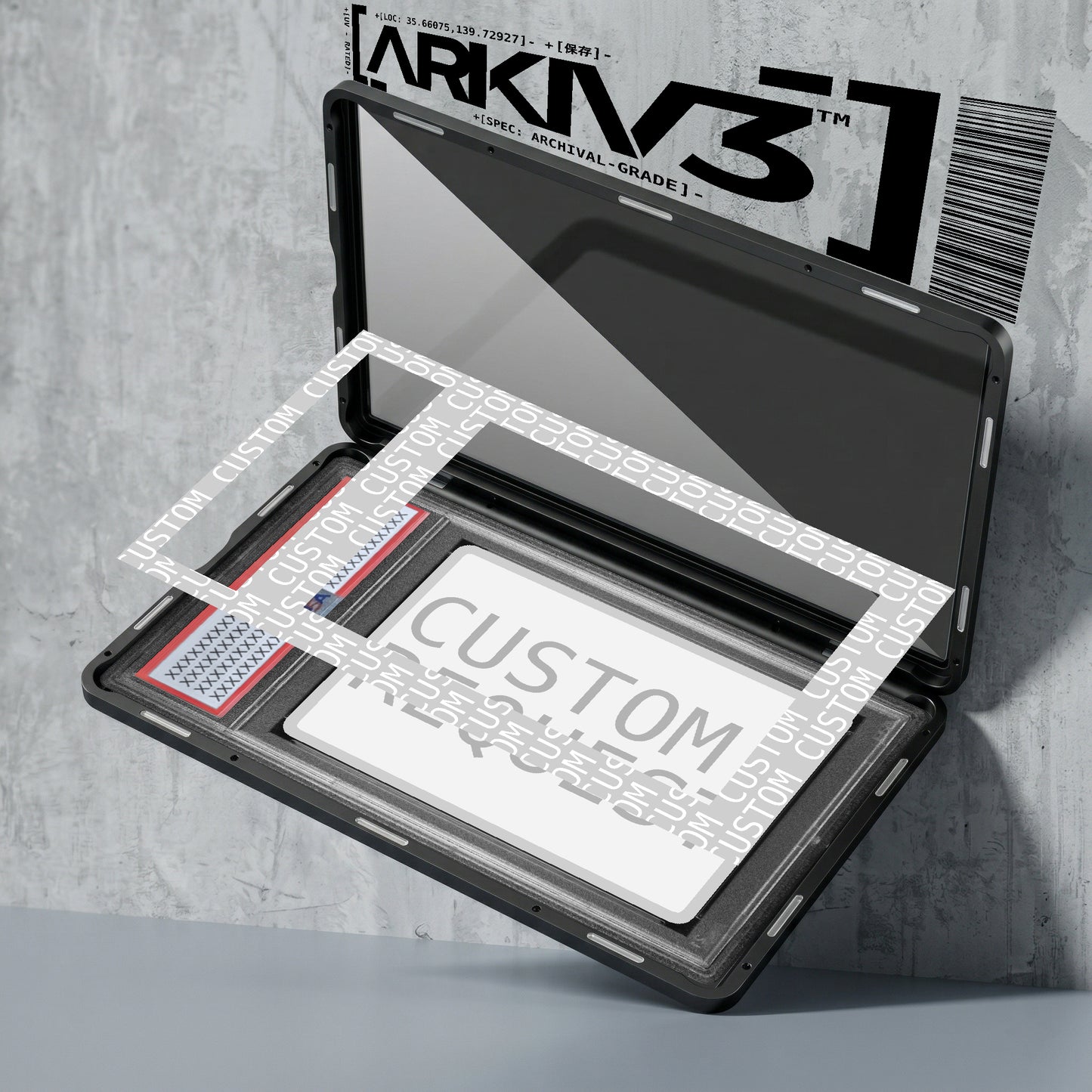 Custom Extended Art Display Case - Graded