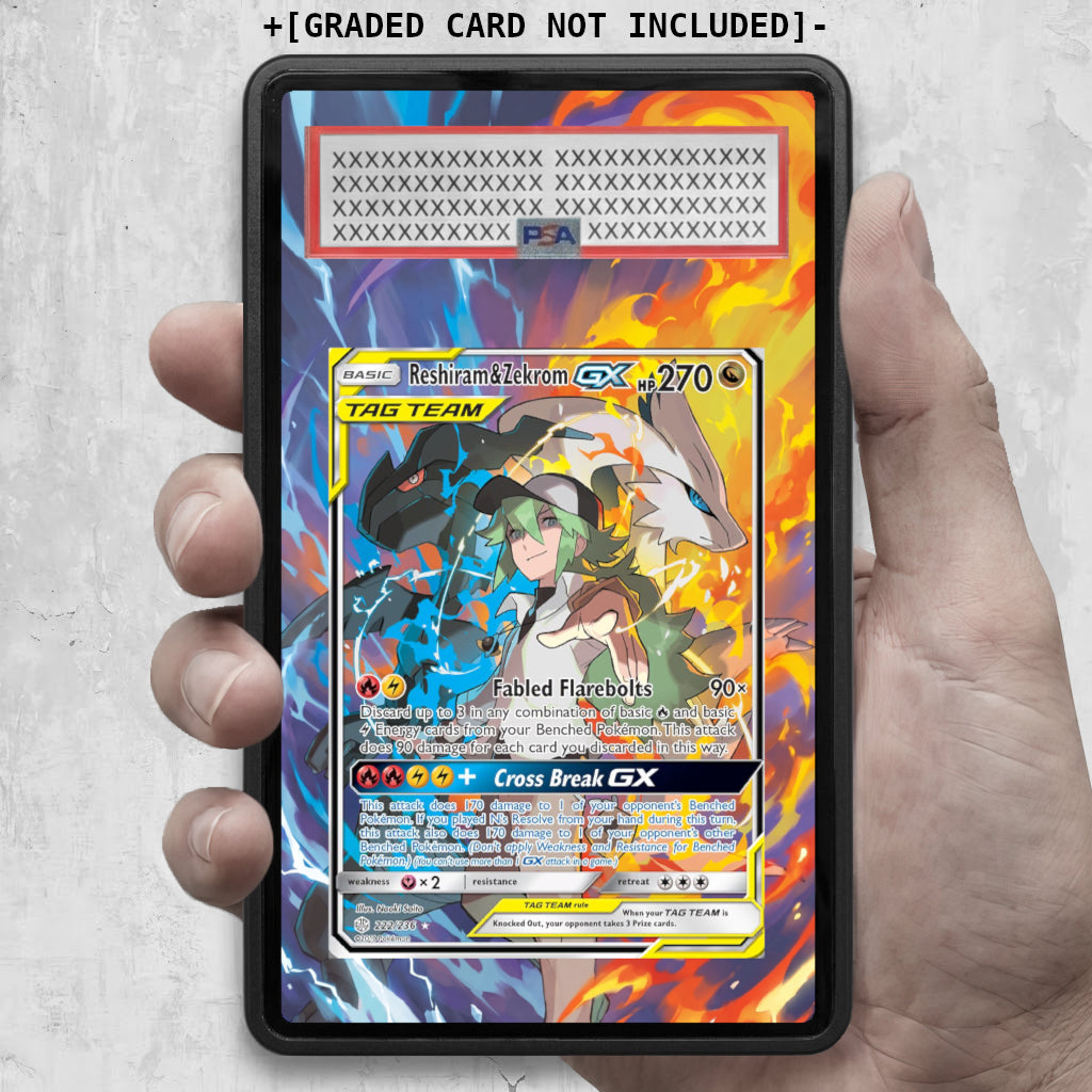 [UNIT: 222/236] // Reshiram & Zekrom GX Extended Art Display Case - Graded