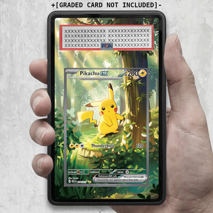 [UNIT: 276/217] // Pikachu ex Extended Art Display Case - Graded